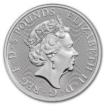 Колекційна срібна монета “Звірі Королеви - Чорний Бик Кларенса” 62,2 г 2018 рік - Зображення 2