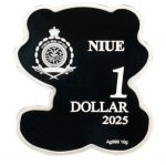 Коллекционная серебряная монета "Год Змеи" 10 г 2025 год — изображение 3