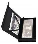 Коллекционная серебряная банкнота "5 долларов США" 124,4 г