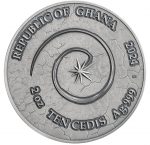 Коллекционная серебряная монета "Красный Дракон" 62,2 г 2024 год — изображение 3