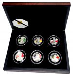 Коллекционный набор серебряных монет "Kings of Football - Короли Футбола" 2008 год