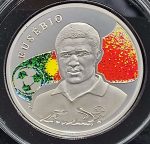 Коллекционный набор серебряных монет "Kings of Football - Короли Футбола" 2008 год — изображение 8