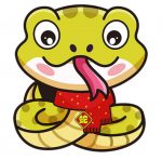 Коллекционная серебряная монета "Год Змеи" 10 г 2025 год