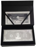 Коллекционная серебряная банкнота "5 долларов США" 124,4 г — изображение 2