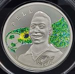 Коллекционный набор серебряных монет "Kings of Football - Короли Футбола" 2008 год — изображение 7