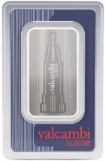 Коллекционный серебряный слиток 31,1 грамм Valcambi Suisse