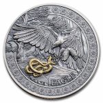 Колекційна срібна монета “Орел і Змія" 50 г 2023 рік