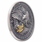 Колекційна срібна монета “Орел і Змія" 50 г 2023 рік - Зображення 3