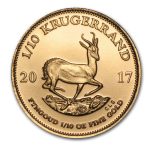 Коллекционная золотая монета «Krugerrand – Крюгерранд» 3,11 г