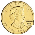 Коллекционная золотая монета "Канадский кленовый лист" 31,1 г — изображение 2