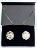 Колекційний набір срібних монет «Дванадцять чудес України - Собори» 2009 рік