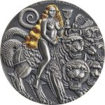 Колекційна срібна монета «The Whore of Babylon - Вавилонська блудниця» 93,3 г 2022 рік