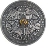 Колекційна срібна монета «The Whore of Babylon - Вавилонська блудниця» 93,3 г 2022 рік - Зображення 2