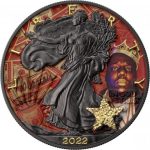 Колекційна срібна монета «Американський Орел Liberty - Біггі Смоллс» 31,1 г 2022 рік