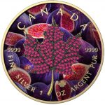 Колекційна срібна монета «Кленовий Лист - Серпень» 31,1 г 2022 рік