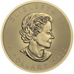 Коллекционная серебряная монета «Кленовый Лист – Июль» 31,1 г 2022 год — изображение 3