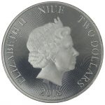 Колекційна срібна монета «Дерево життя - Gold Black Empire Edition» 31,1 г 2018 рік - Зображення 2