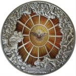 Колекційна срібна монета «Вітраж собору Святого Петра у Ватикані» 311 г 2016 рік