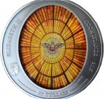 Колекційна срібна монета «Вітраж собору Святого Петра у Ватикані» 311 г 2016 рік - Зображення 3