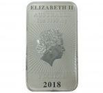 Коллекционный серебряный слиток-монета "Дракон" 31,1 г 2018 год — изображение 2