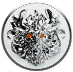 Коллекционная серебряная монета "Год Дракона 3D" 31,1 г 2024 год