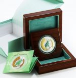 Коллекционная серебряная монета "Год Козы" 31,1 г 2015 год — изображение 2