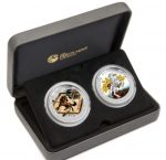 Коллекционный набор серебряных монет "Год Лошади" 2014 год