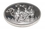Коллекционная серебряная монета "Монгольская Лошадь" 62,2 г 2022 год — изображение 3
