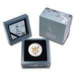 Колекційна срібна монета "Коні - Фен-Шуй" 31,1 г 2014 рік - Зображення 2