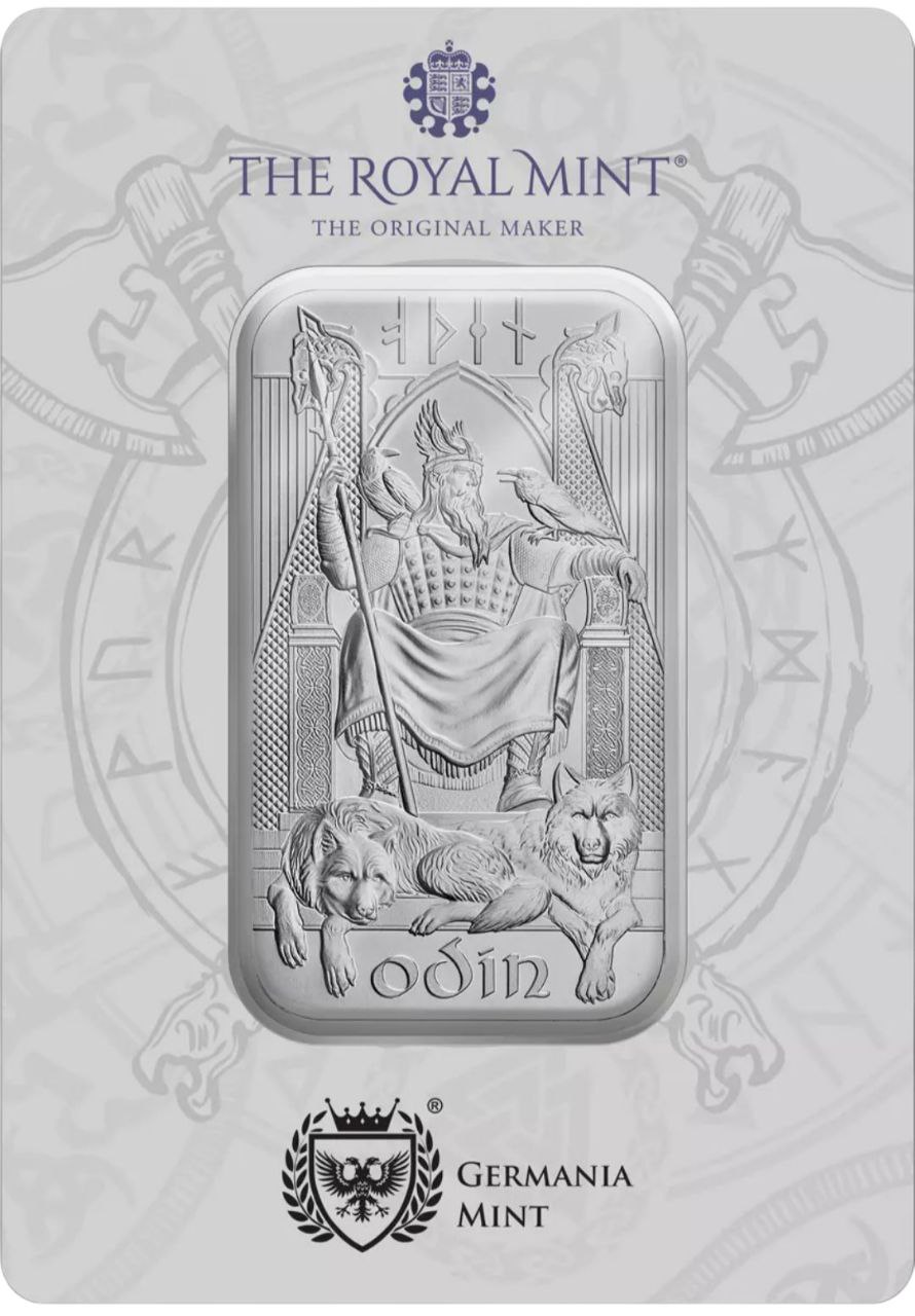 photo_2025-11-06_14-30-52 Колекційний срібний злиток "ODIN" 31,1 г - Зображення 1
