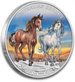 Колекційна срібна монета “Australian Brumby - Австралійський Брамбі” 31,1 г 2025 рік - Зображення 4