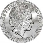 Колекційна срібна монета “Britannia - Британія” 32,45 г 2011 рік - Зображення 2