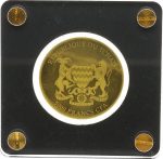 Коллекционная золотая монета "African Springbok" 0,16 г 2019 год — изображение 2