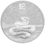 Коллекционная серебряная монета "Lunar III - Год Змеи" 31,1 г 2025 год — изображение 3