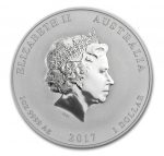 Колекційна срібна монета “Lunar IІ – Рік Півня” 31,1 г 2017 рік - Зображення 2