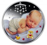 Колекційна срібна монета “Батьківське щастя” 15,55 г 2024 рік