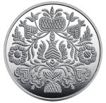 Коллекционная серебряная монета "Орьнек. Крымскотатарский орнамент" 31,1 г 2024 год — изображение 3