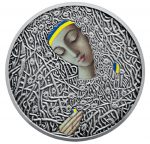 Коллекционная серебряная монета "Пробуждение - Иван Марчук - Плентанизм" 31,1 г 2024 год