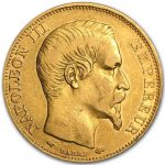 Колекційна золота монета "20 франків - Наполеон ІІІ" 6,45 г 1852-1860 роки