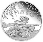 Колекційна срібна монета “Lunar IІІ – Рік Змії” PROOF 15,55 г 2025 рік - Зображення 2