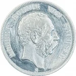 Колекційна срібна монета “5 марок - Альберт” Саксонія 27,77 г 1876 рік