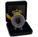 Коллекционная серебряная монета "Морская черепаха" Gold Black Empire Edition 31,1 г — изображение 2