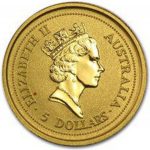 Коллекционная золотая монета "Australian Nugget - Кенгуру" 1,55 г 1997 год — изображение 2