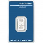 Колекційний Паладієвий злиток 5 грам ARGOR-HERAEUS