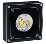 Колекційна срібна монета “Lunar III - Рік Коня” GILDED 31,1 г 2026 рік - Зображення 2