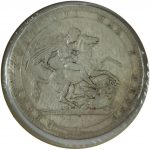 Коллекционная серебряная монета "1 крона" 28,28 г 1818-1820 годы — изображение 3