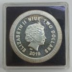 Колекційна срібна монета “Афінська Сова - GILDED” 31,1 г 2019 рік - Зображення 3