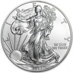 Коллекционная серебряная монета "Американский Орел Liberty" 31,1 г 2012 год