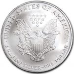 Коллекционная серебряная монета "Американский Орел Liberty" 31,1 г 2007 год — изображение 2