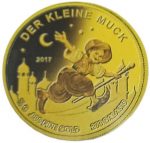 Коллекционная золотая монета "Сказки - Маленький Мук" 0,5 г 2017 год